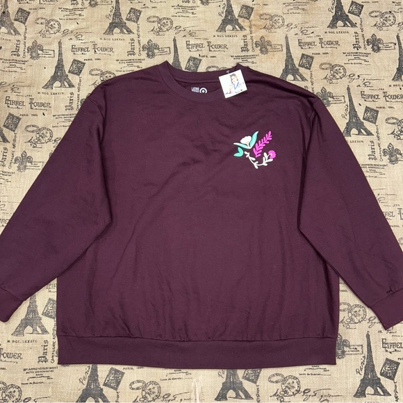 Latino Heritage Month By Sol Cotti Unisex Burgundy Crew Neck Adult Sweatshirt - Picture 2 of 13